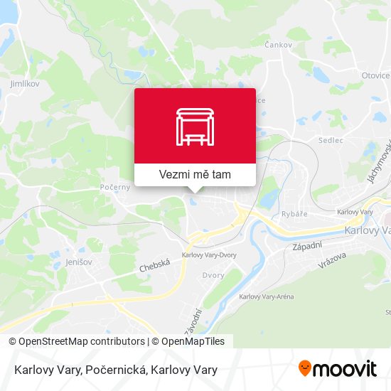 Karlovy Vary, Počernická mapa