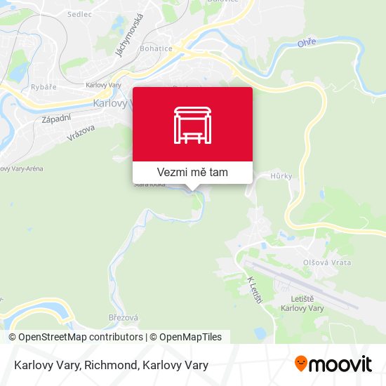 Karlovy Vary, Richmond mapa