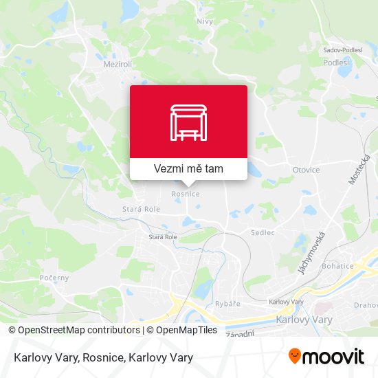 Karlovy Vary, Rosnice mapa