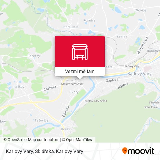 Karlovy Vary, Sklářská mapa