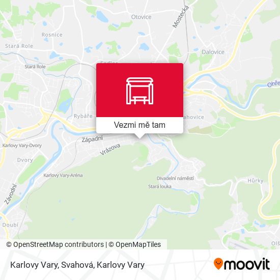 Karlovy Vary, Svahová mapa