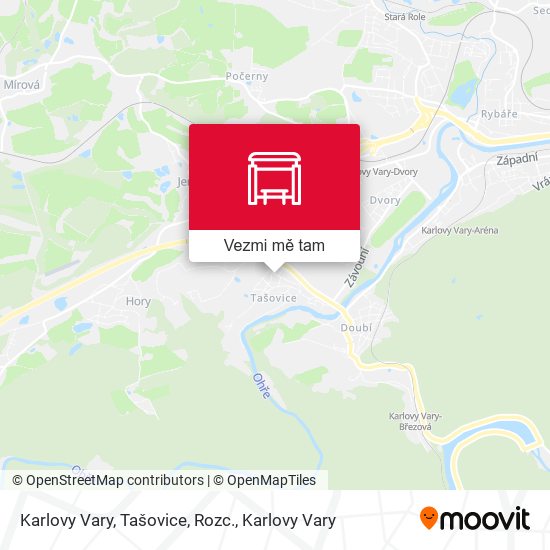 Karlovy Vary, Tašovice, Rozc. mapa