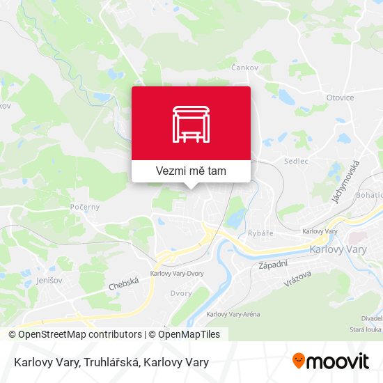 Karlovy Vary, Truhlářská mapa