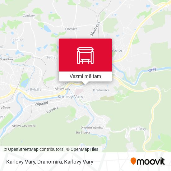 Karlovy Vary, Drahomíra mapa