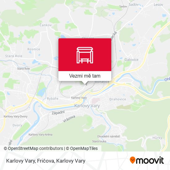 Karlovy Vary, Fričova mapa