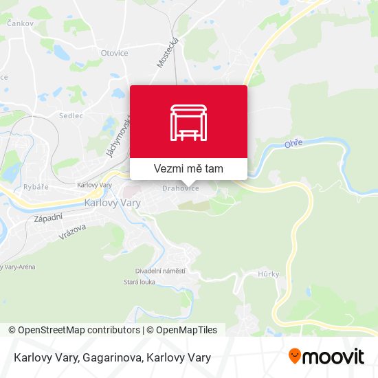 Karlovy Vary, Gagarinova mapa