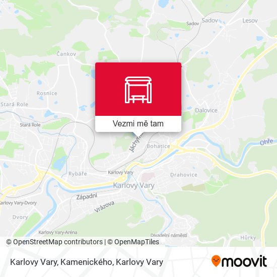 Karlovy Vary, Kamenického mapa