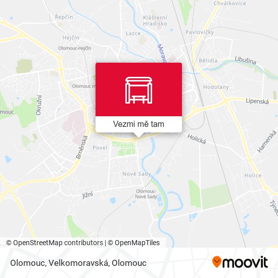 Olomouc, Velkomoravská mapa