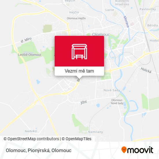 Olomouc, Pionýrská mapa