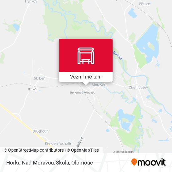 Horka Nad Moravou, Škola mapa