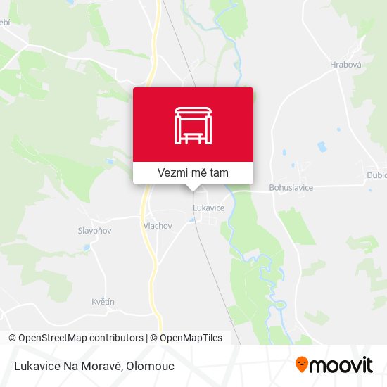 Lukavice Na Moravě mapa