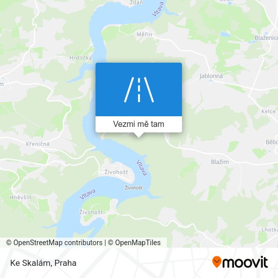 Ke Skalám mapa