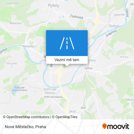 Nové Městečko mapa
