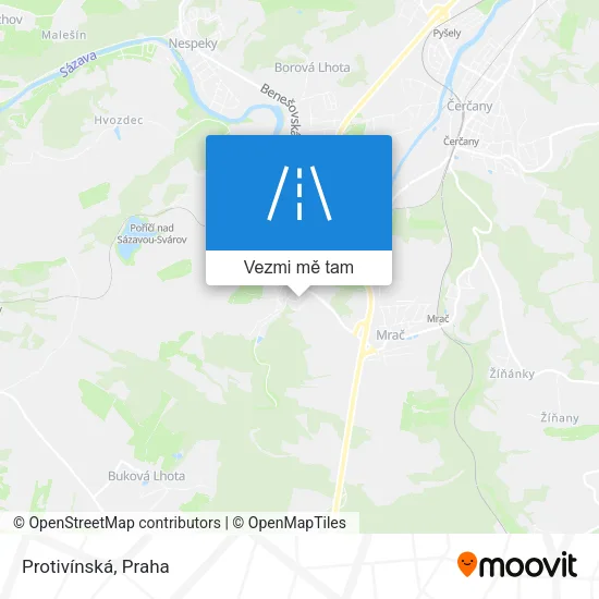 Protivínská mapa