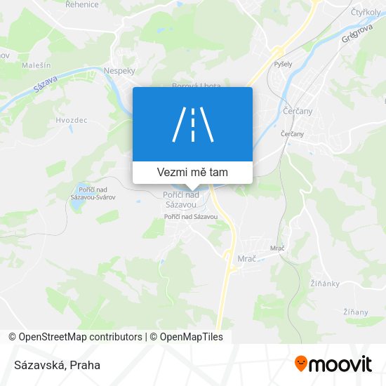 Sázavská mapa