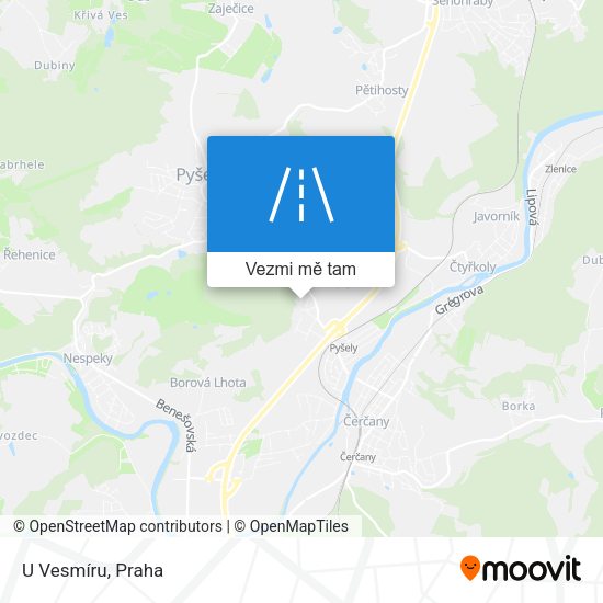 U Vesmíru mapa