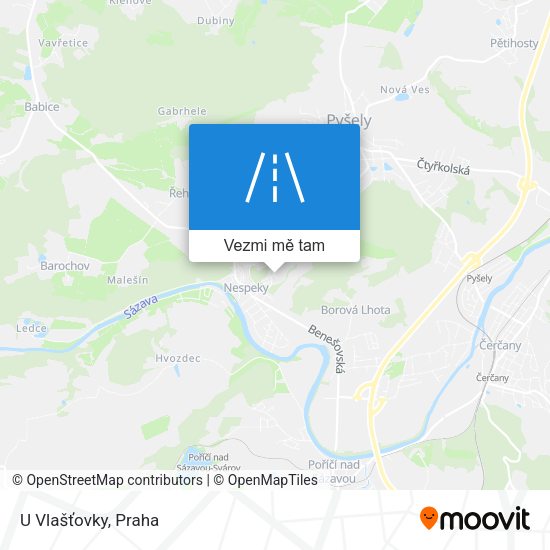 U Vlašťovky mapa