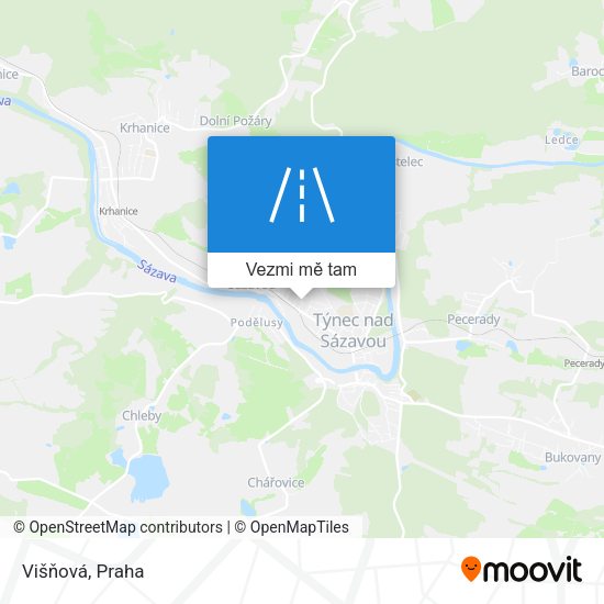 Višňová mapa