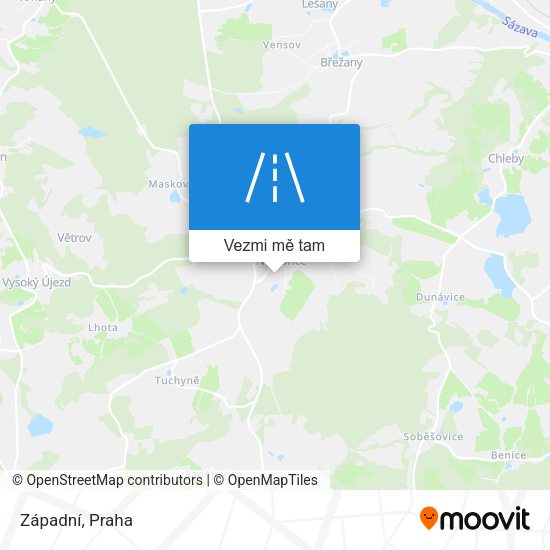 Západní mapa