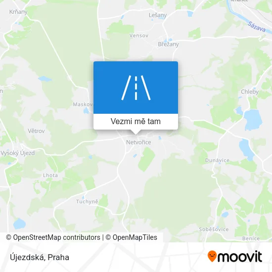 Újezdská mapa