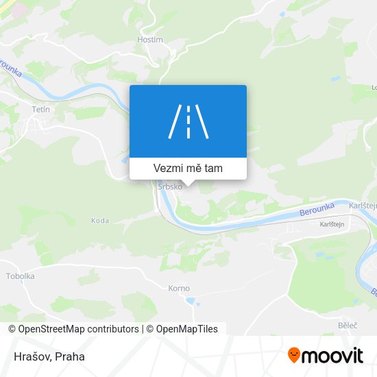 Hrašov mapa