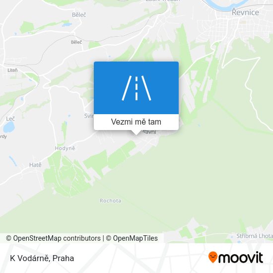 K Vodárně mapa