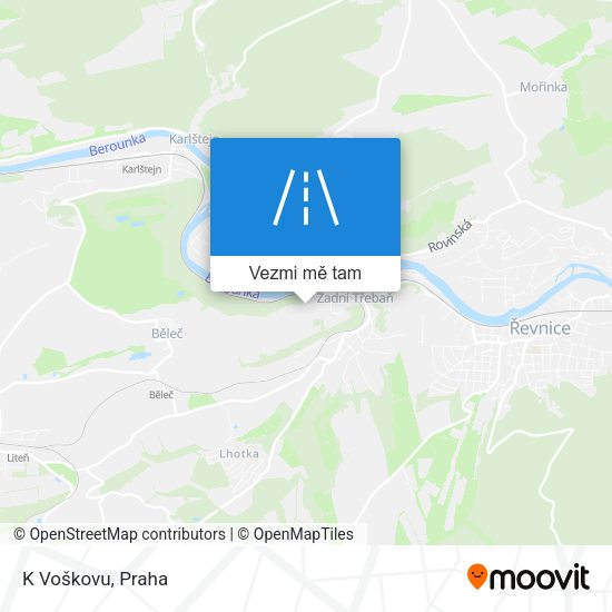 K Voškovu mapa