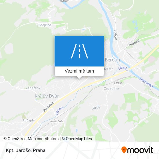 Kpt. Jaroše mapa