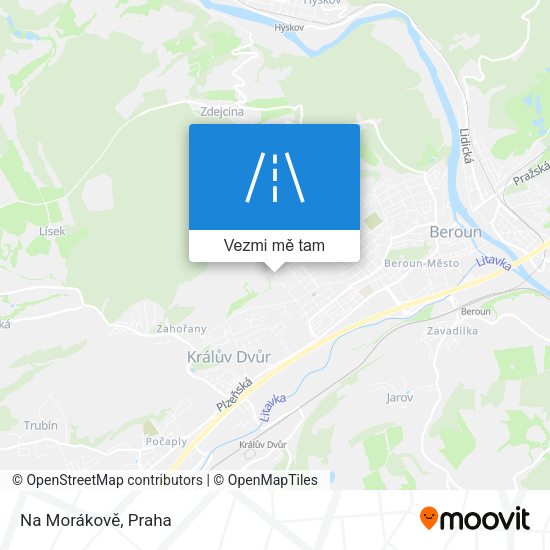 Na Morákově mapa