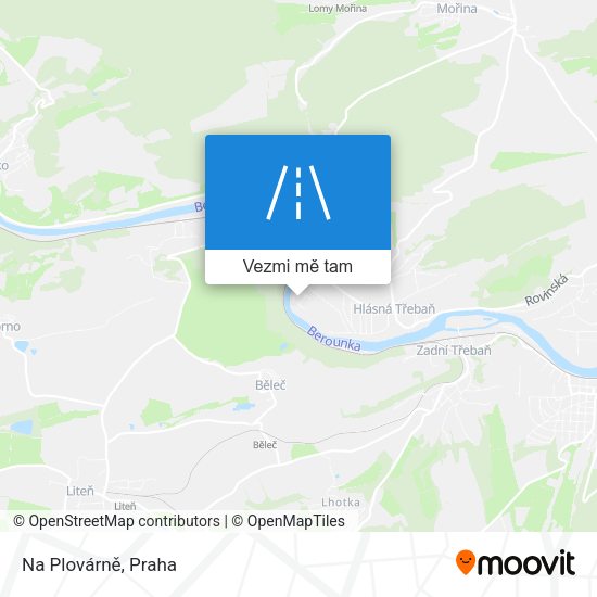 Na Plovárně mapa