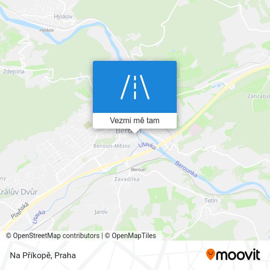 Na Příkopě mapa