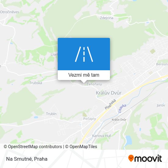 Na Smutné mapa