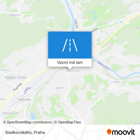 Sladkovského mapa