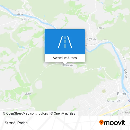 Strmá mapa