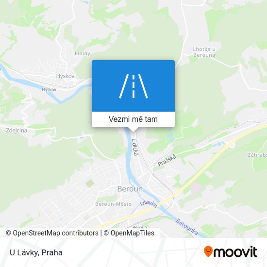 U Lávky mapa