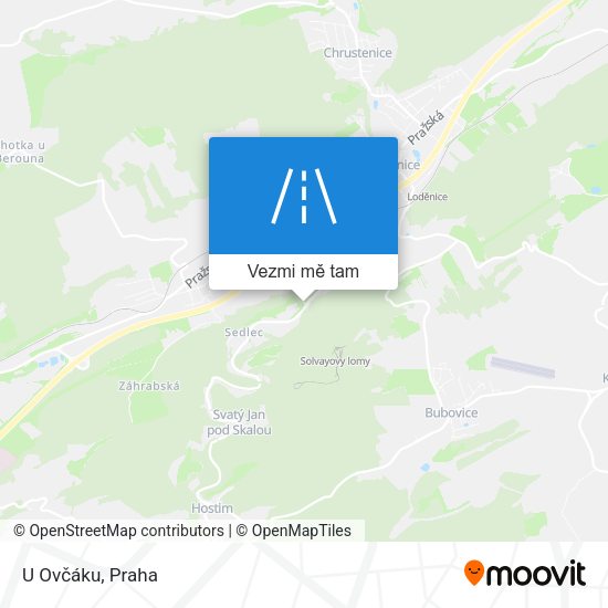 U Ovčáku mapa