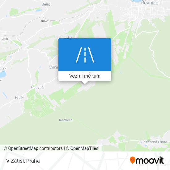 V Zátiší mapa