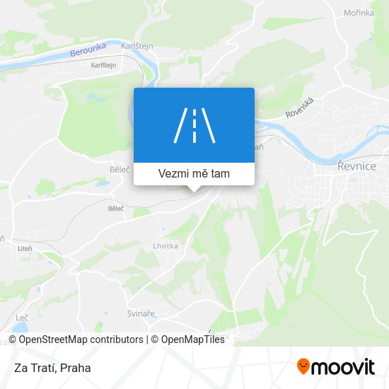 Za Tratí mapa