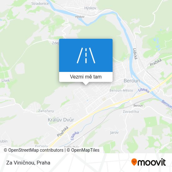Za Viničnou mapa