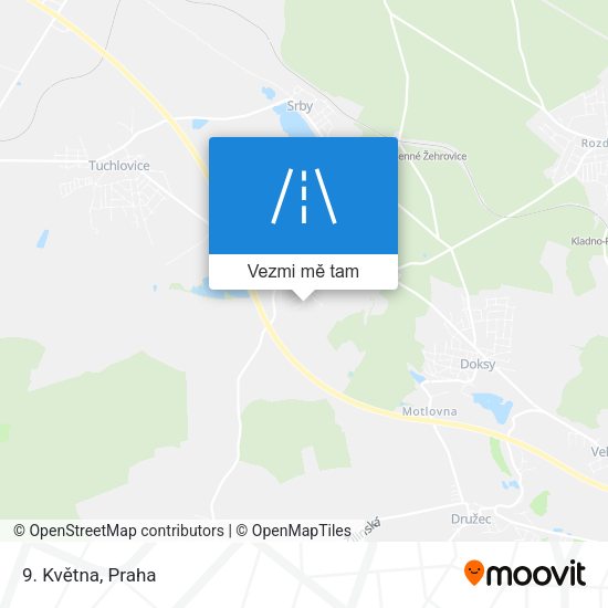 9. Května mapa
