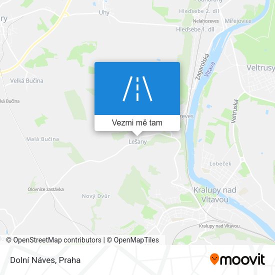 Dolní Náves mapa