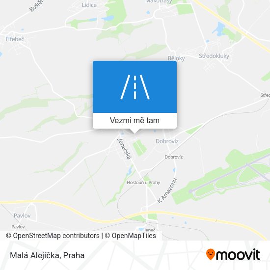Malá Alejíčka mapa