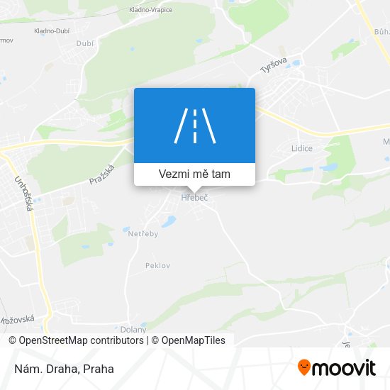 Nám. Draha mapa