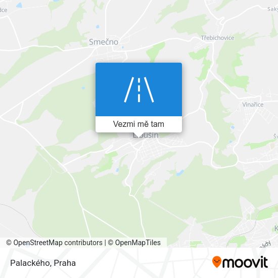 Palackého mapa