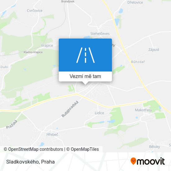 Sladkovského mapa