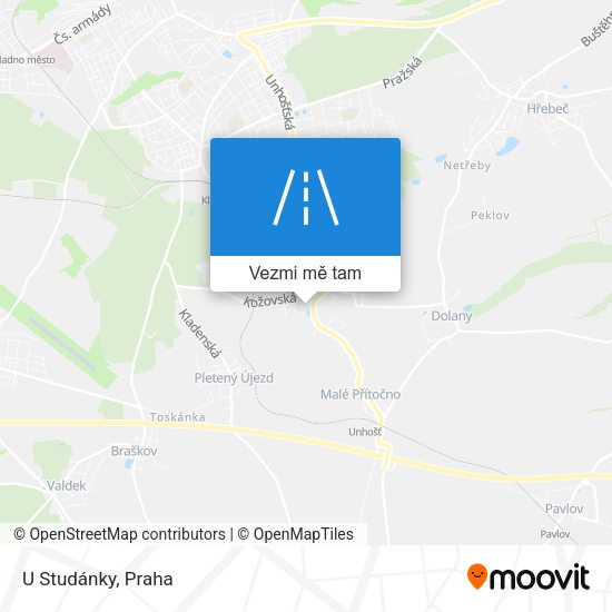 U Studánky mapa