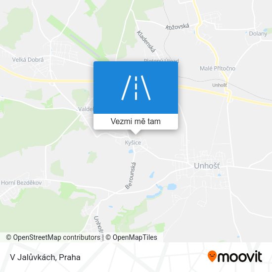 V Jalůvkách mapa