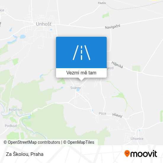Za Školou mapa
