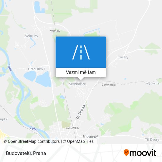 Budovatelů mapa