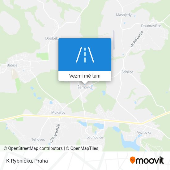 K Rybníčku mapa